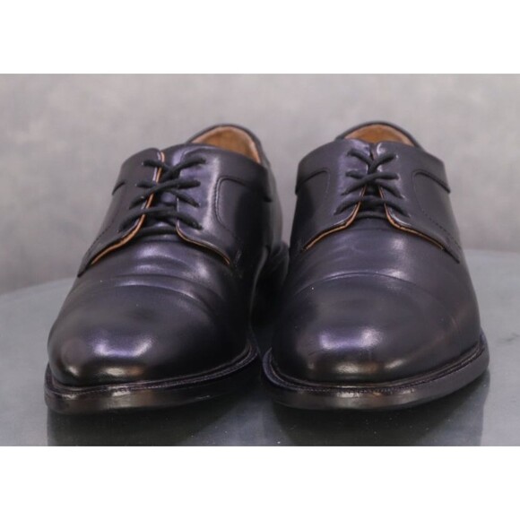 Cole Haan Warren Men\'s Cap Toe Dress Shoes Size 9 M Leather Black C20155 main image 5